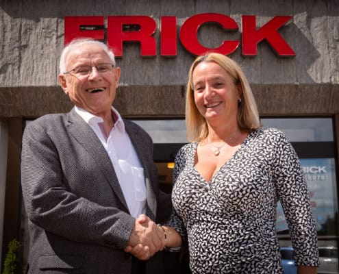Übergabe Baäckerei Frick- Josef Frick übergibt die Geschäfte an Monika Lipp